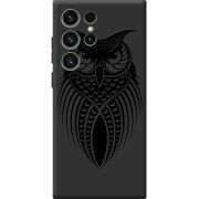 Черный чехол BoxFace Samsung Galaxy S23 Ultra (S918) Owl