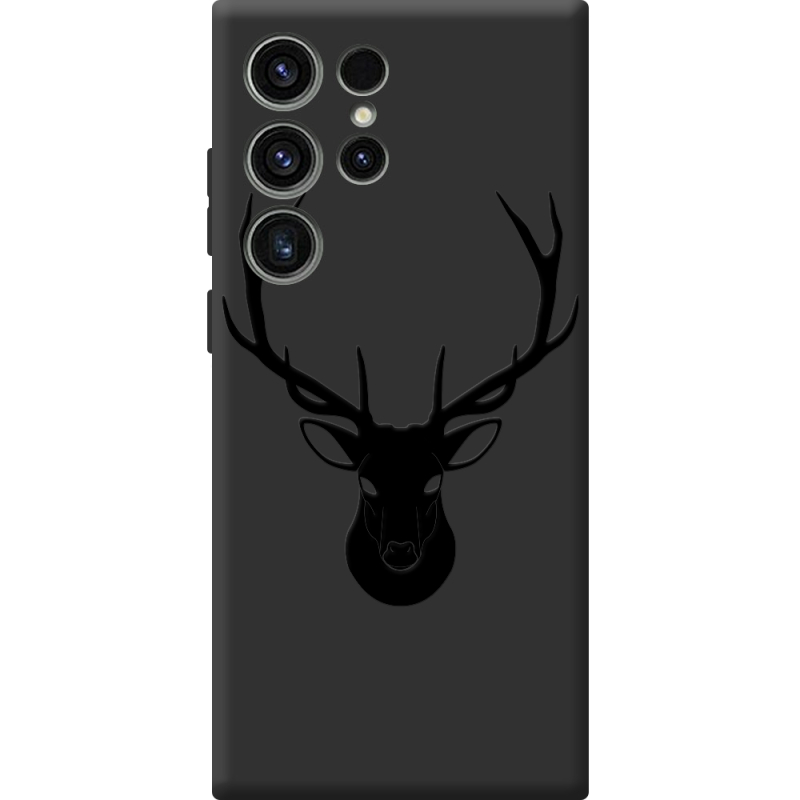 Черный чехол BoxFace Samsung Galaxy S23 Ultra (S918) Deer