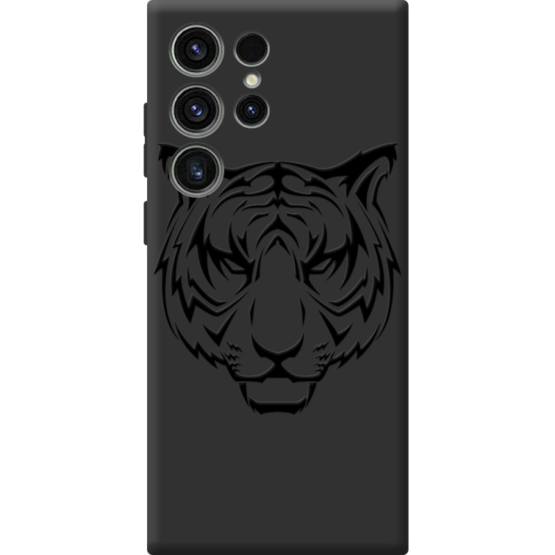 Черный чехол BoxFace Samsung Galaxy S23 Ultra (S918) Tiger