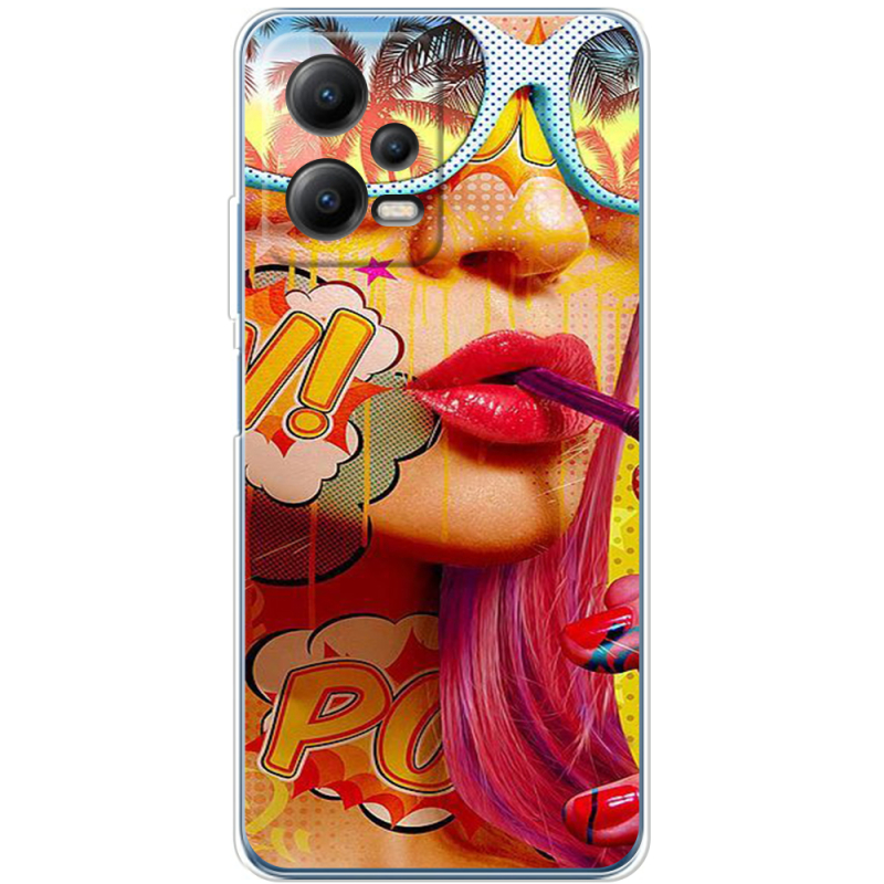 Чехол BoxFace Xiaomi Poco X5 5G Yellow Girl Pop Art