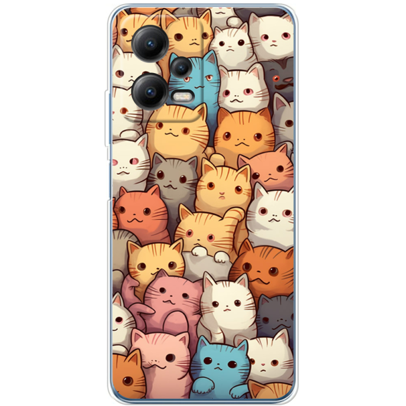 Чехол BoxFace Xiaomi Poco X5 5G Котики муркотики