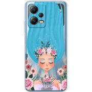 Прозрачный чехол BoxFace Xiaomi Poco X5 5G Blue Hair