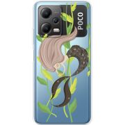 Прозрачный чехол BoxFace Xiaomi Poco X5 5G Cute Mermaid