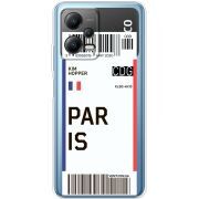 Прозрачный чехол BoxFace Xiaomi Poco X5 5G Ticket Paris