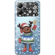 Прозрачный чехол BoxFace Xiaomi Poco X5 5G Christmas Deer with Snow