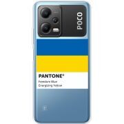 Прозрачный чехол BoxFace Xiaomi Poco X5 5G Pantone вільний синій