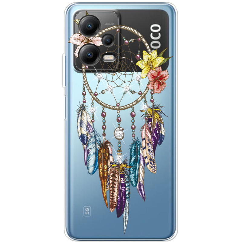 Чехол со стразами Xiaomi Poco X5 5G Dreamcatcher