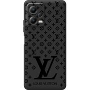 Черный чехол BoxFace Poco X5 5G LV Style