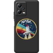 Черный чехол BoxFace Poco X5 5G NASA