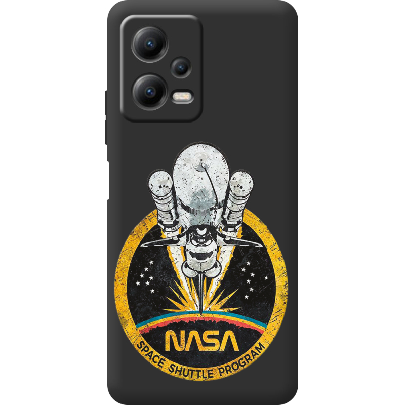 Черный чехол BoxFace Poco X5 5G NASA Spaceship