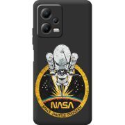 Черный чехол BoxFace Poco X5 5G NASA Spaceship