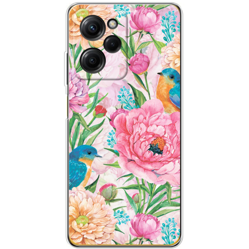 Чехол BoxFace Xiaomi Poco X5 Pro 5G Birds in Flowers