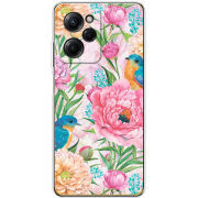 Чехол BoxFace Xiaomi Poco X5 Pro 5G Birds in Flowers