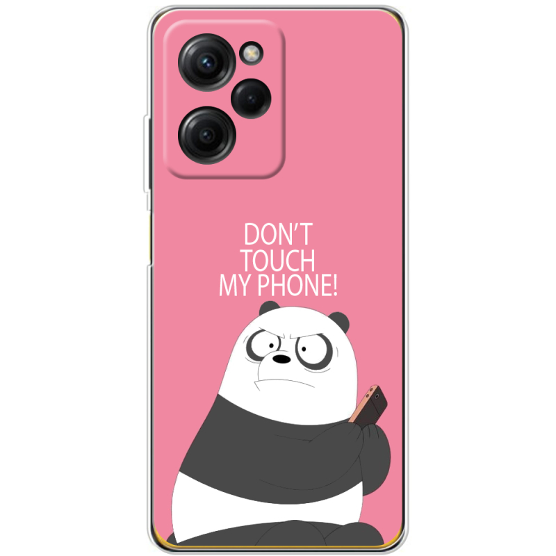 Чехол BoxFace Xiaomi Poco X5 Pro 5G Dont Touch My Phone Panda