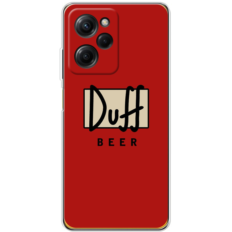 Чехол BoxFace Xiaomi Poco X5 Pro 5G Duff beer