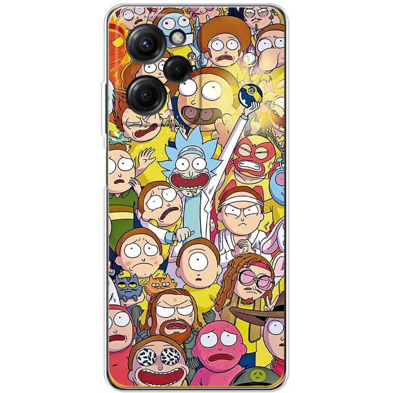 Чехол BoxFace Xiaomi Poco X5 Pro 5G Rick and Morty