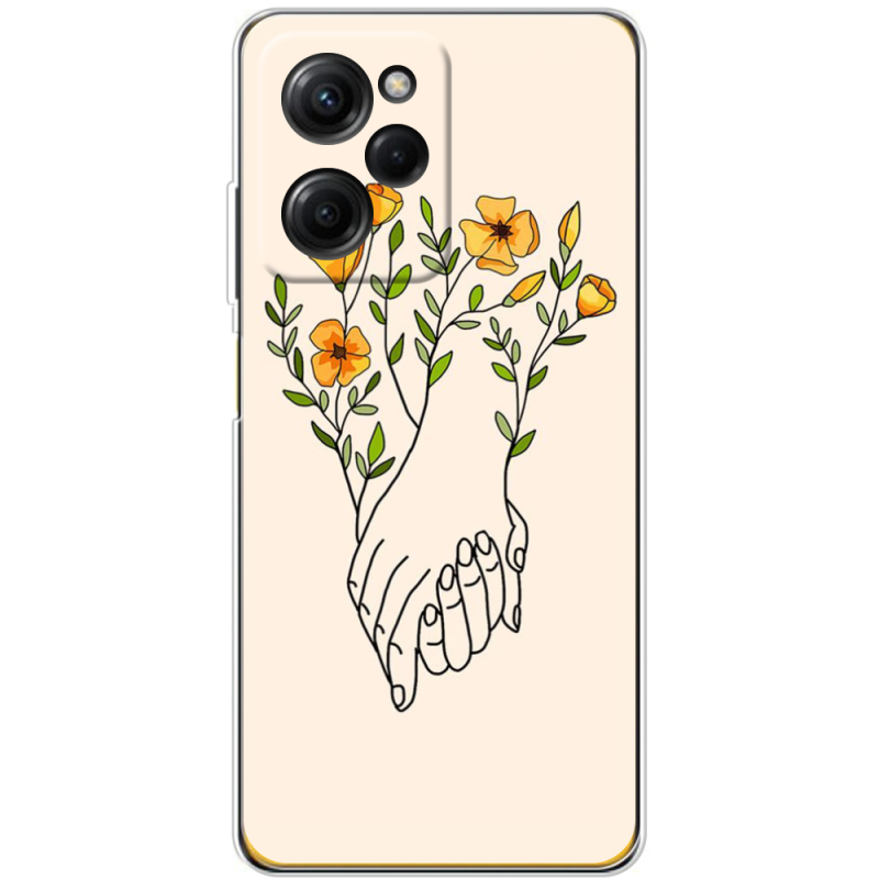 Чехол BoxFace Xiaomi Poco X5 Pro 5G Flower Hands