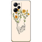 Чехол BoxFace Xiaomi Poco X5 Pro 5G Flower Hands