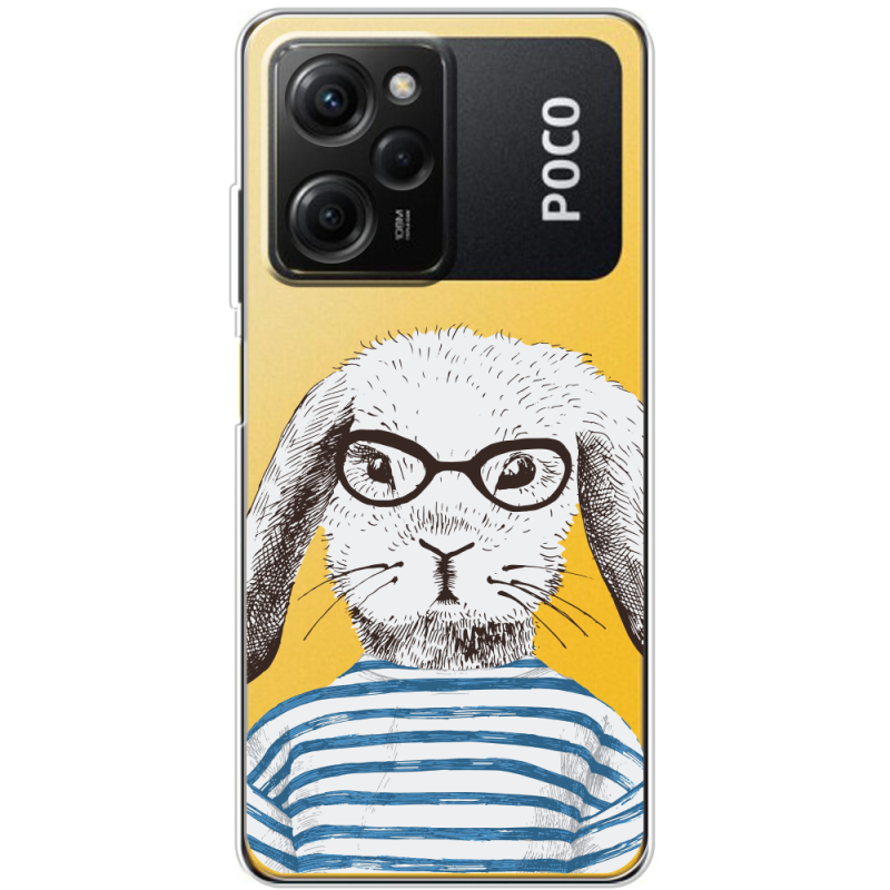 Прозрачный чехол BoxFace Xiaomi Poco X5 Pro 5G MR. Rabbit