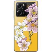 Прозрачный чехол BoxFace Xiaomi Poco X5 Pro 5G Cherry Blossom