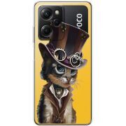 Прозрачный чехол BoxFace Xiaomi Poco X5 Pro 5G Steampunk Cat