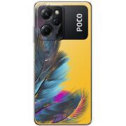 Прозрачный чехол BoxFace Xiaomi Poco X5 Pro 5G Feathers