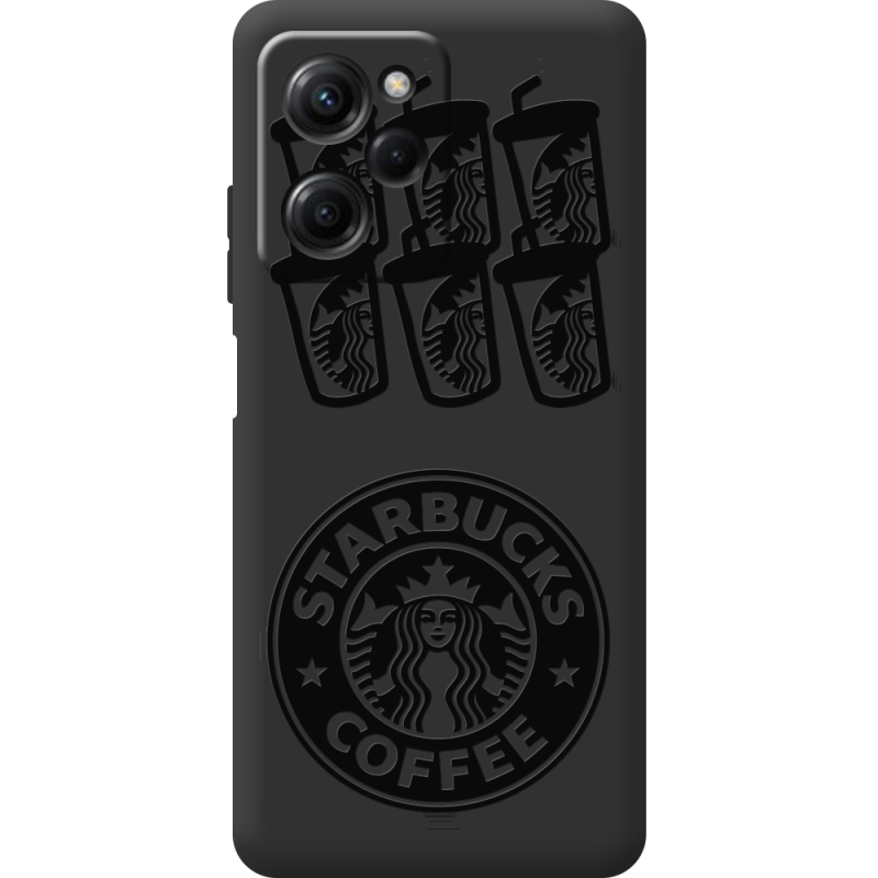 Черный чехол BoxFace Poco X5 Pro 5G Black Coffee