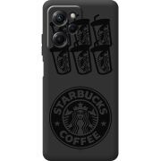 Черный чехол BoxFace Poco X5 Pro 5G Black Coffee