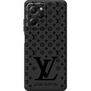 Черный чехол BoxFace Poco X5 Pro 5G LV Style