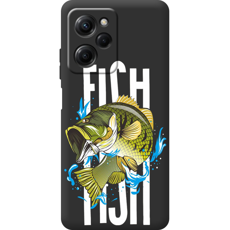 Черный чехол BoxFace Poco X5 Pro 5G Fish