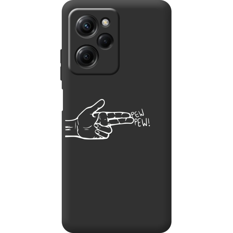 Черный чехол BoxFace Poco X5 Pro 5G Pew Pew