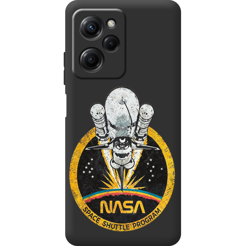 Черный чехол BoxFace Poco X5 Pro 5G NASA Spaceship