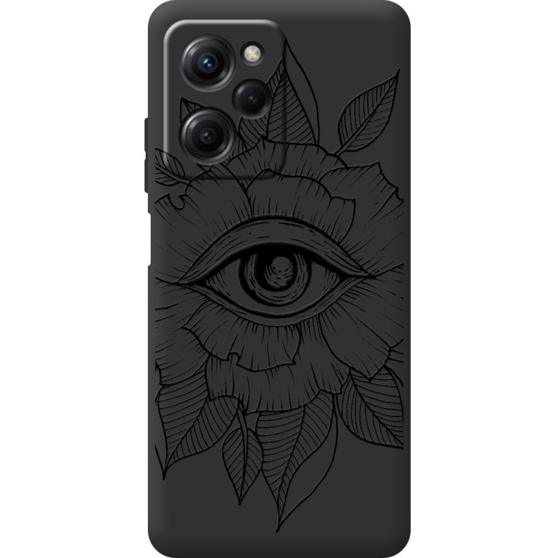 Черный чехол BoxFace Poco X5 Pro 5G Eye