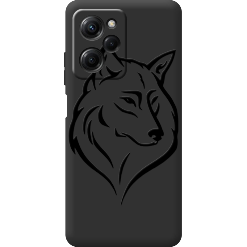 Черный чехол BoxFace Poco X5 Pro 5G Wolf