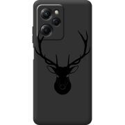 Черный чехол BoxFace Poco X5 Pro 5G Deer