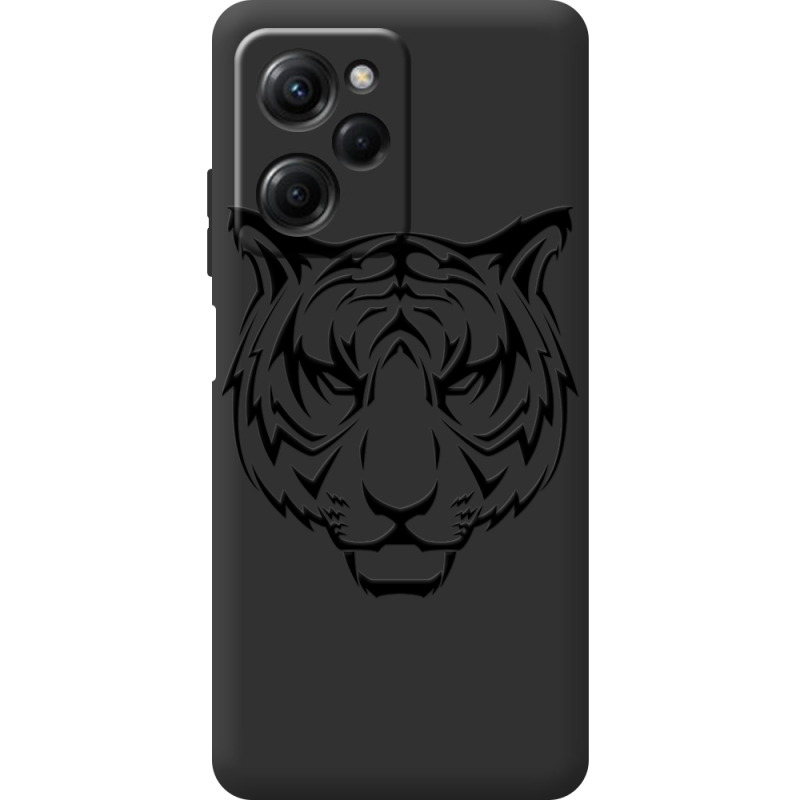 Черный чехол BoxFace Poco X5 Pro 5G Tiger