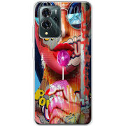 Чехол BoxFace ZTE Blade V40 Pro Colorful Girl