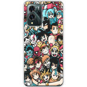 Чехол BoxFace ZTE Blade V40 Pro Anime Stickers