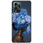 Чехол BoxFace ZTE Blade V40 Pro Exquisite Blue Flowers