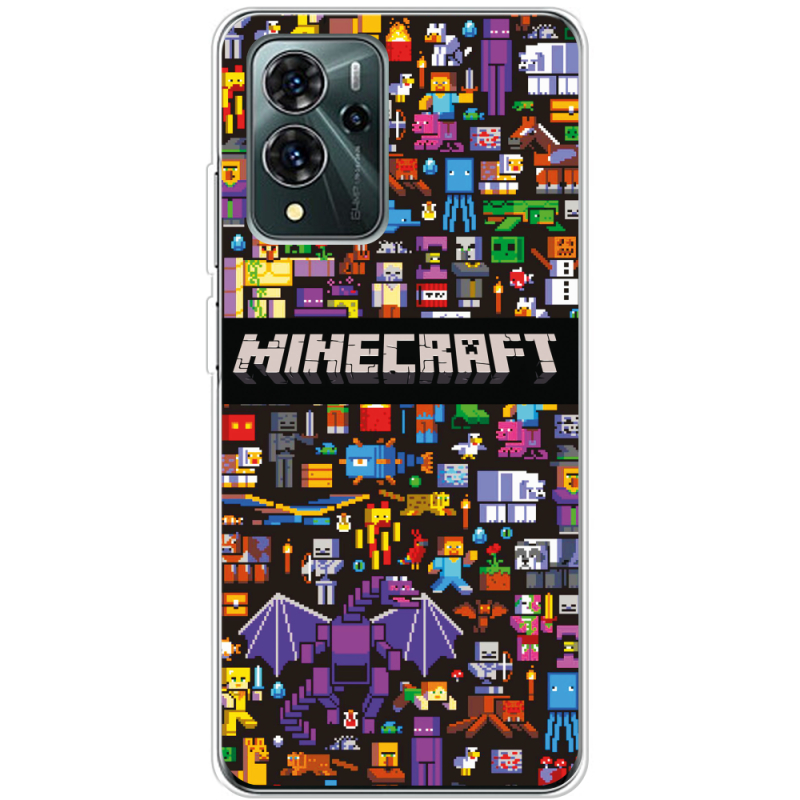 Чехол BoxFace ZTE Blade V40 Pro Minecraft Mobbery