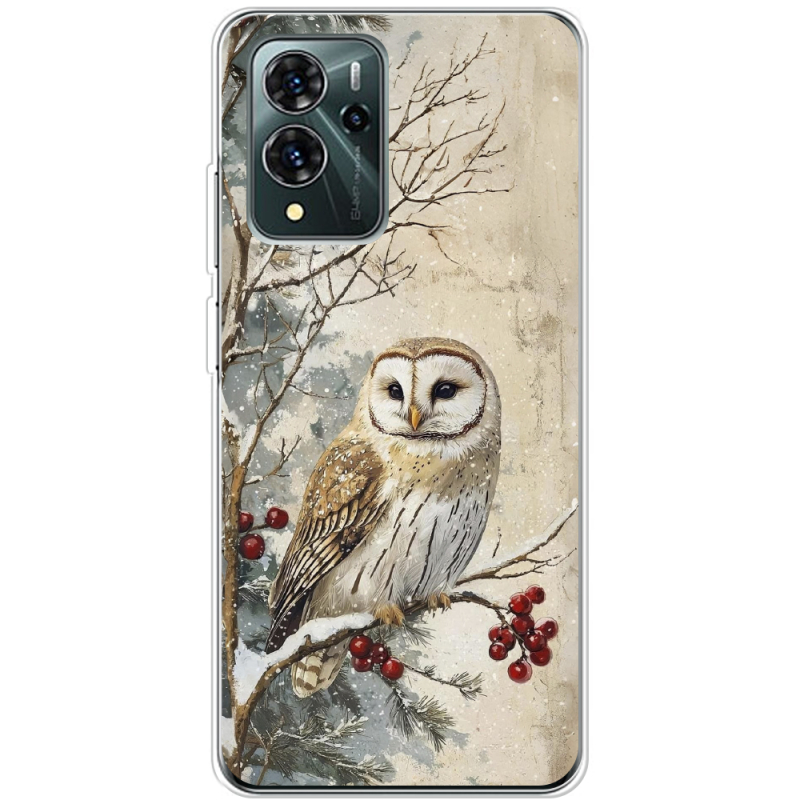 Чехол BoxFace ZTE Blade V40 Pro Christmas Owl