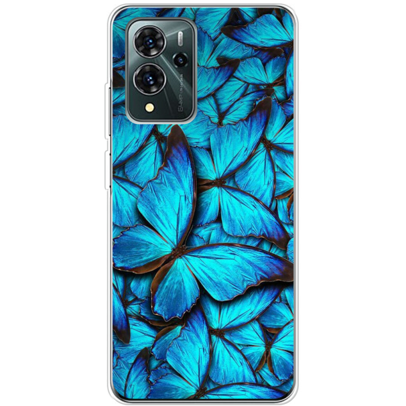 Чехол BoxFace ZTE Blade V40 Pro лазурные бабочки