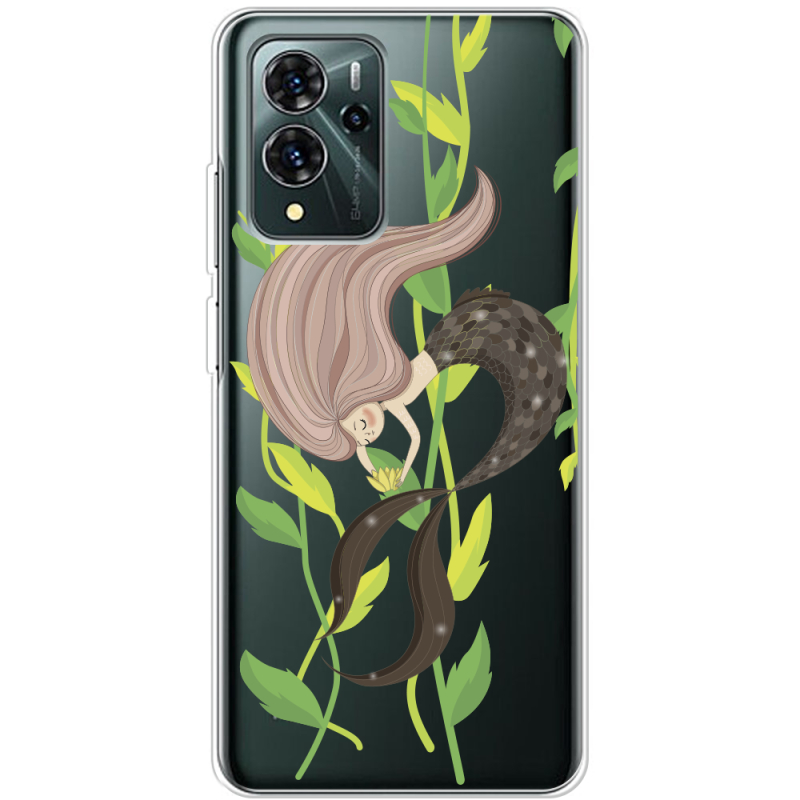 Прозрачный чехол BoxFace ZTE Blade V40 Pro Cute Mermaid