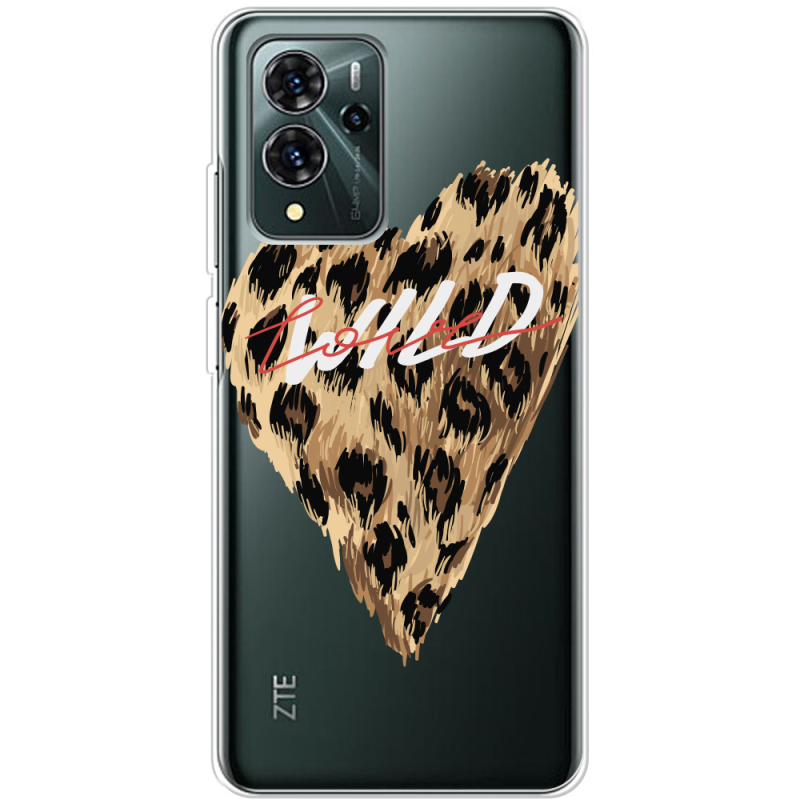 Прозрачный чехол BoxFace ZTE Blade V40 Pro Wild Love