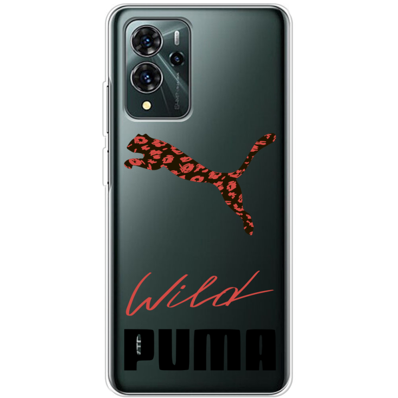 Прозрачный чехол BoxFace ZTE Blade V40 Pro Wild Cat