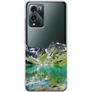 Прозрачный чехол BoxFace ZTE Blade V40 Pro Green Mountain