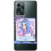 Прозрачный чехол BoxFace ZTE Blade V40 Pro The Sakuras Will Cry For You