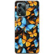 Прозрачный чехол BoxFace ZTE Blade V40 Pro Butterfly Morpho