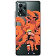 Прозрачный чехол BoxFace ZTE Blade V40 Pro Naruto and Kurama