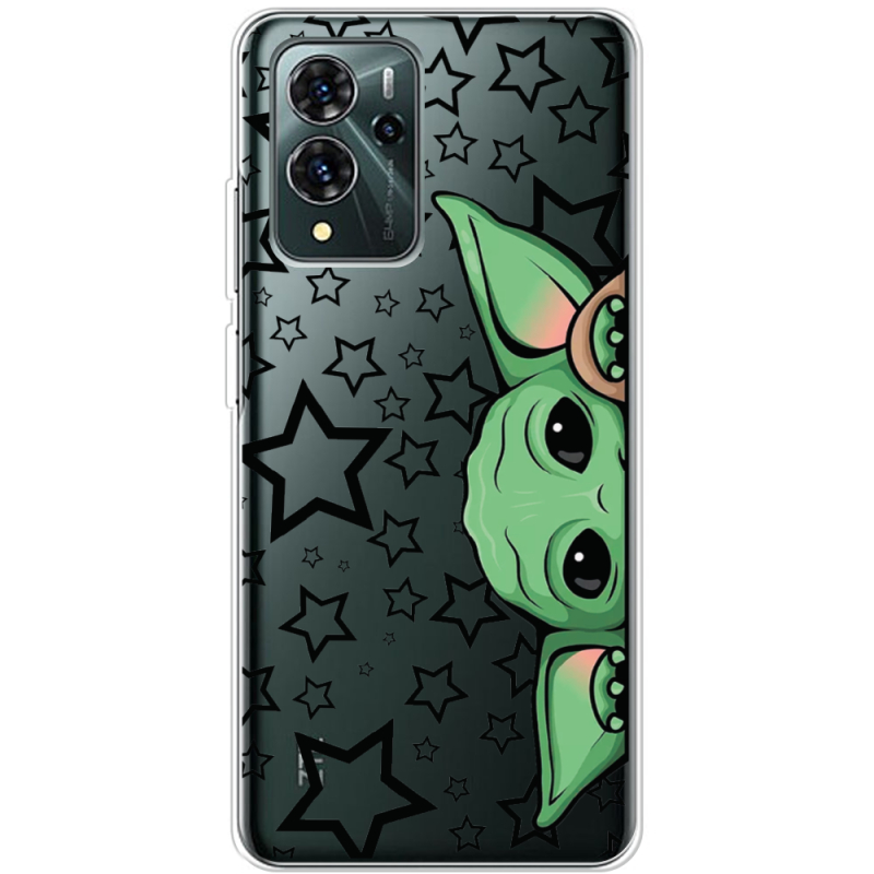 Прозрачный чехол BoxFace ZTE Blade V40 Pro Baby Yoda